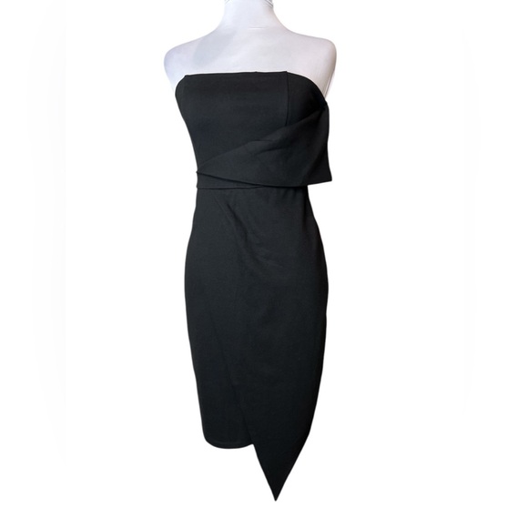 Lulus Queen of the City Black Strapless Bodycon Dress Size Small NWT Party - Picture 4 of 10